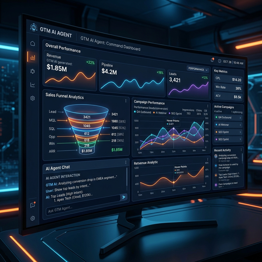 GTM Agent AI Command Dashboard